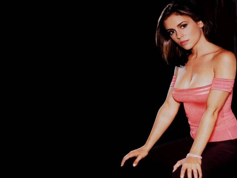 Woman in Pink Top — Black, Dramatic