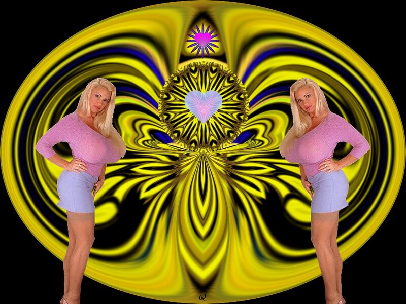 Woman in Pink Top — Yellow