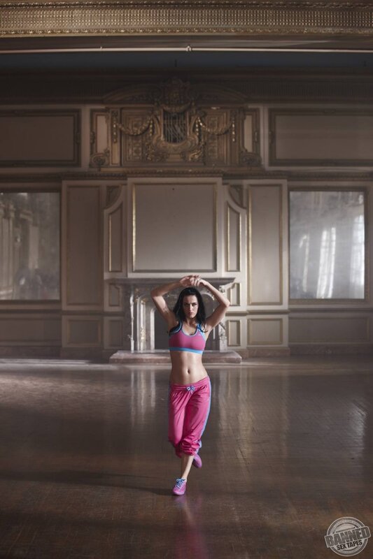 woman in pink workout clothes