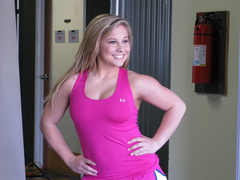 woman in pink workout top