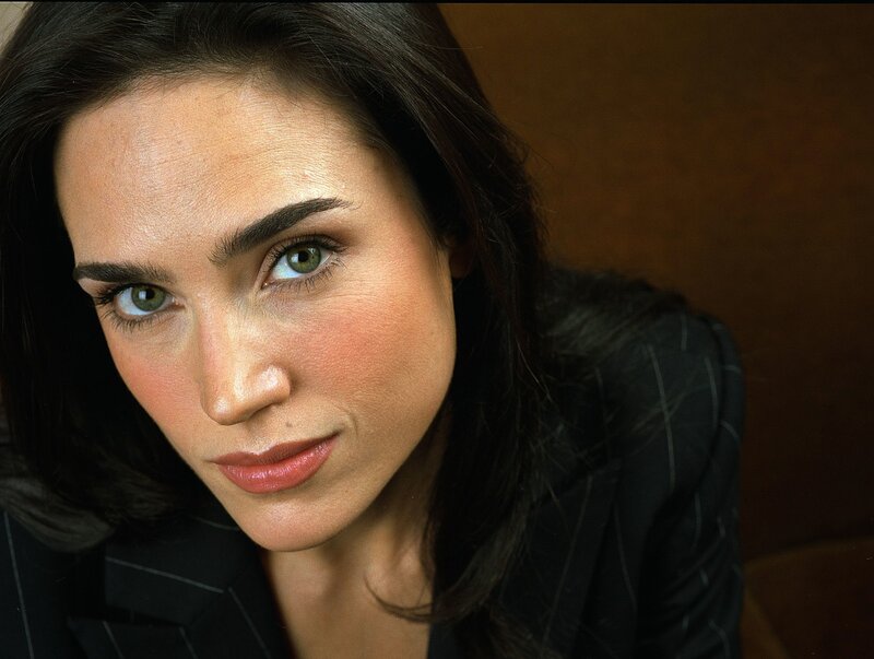 woman in pinstripe suit