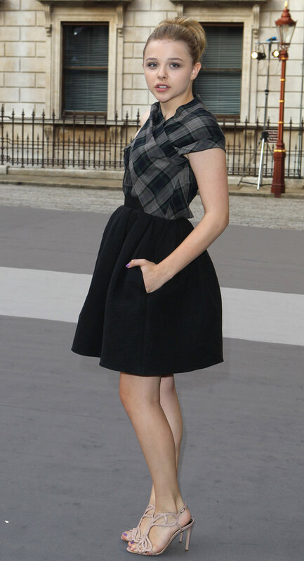 woman in plaid dress