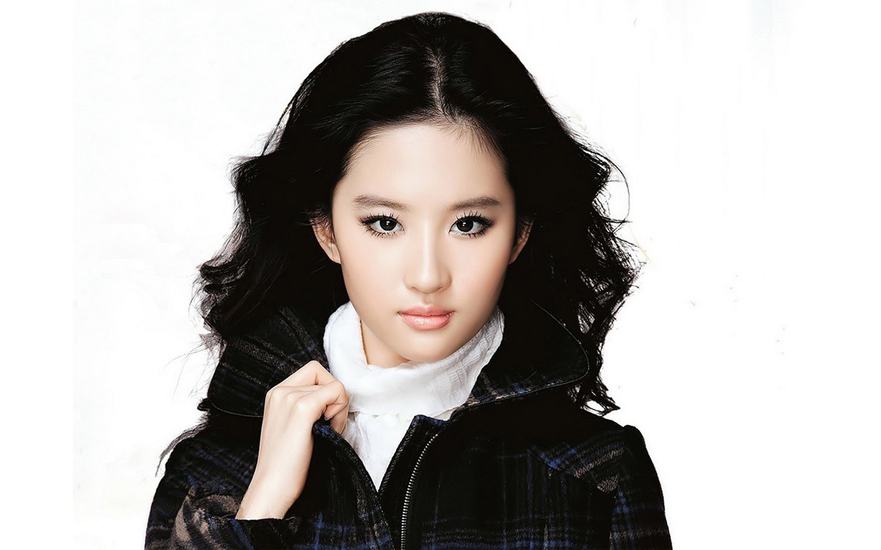 woman in plaid jacket