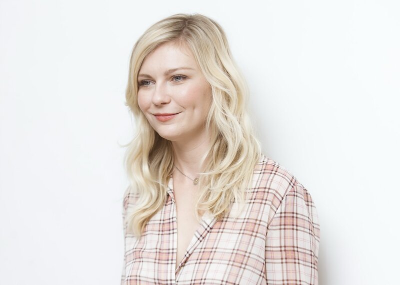 woman in plaid shirt
