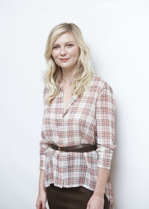 woman in plaid shirt
