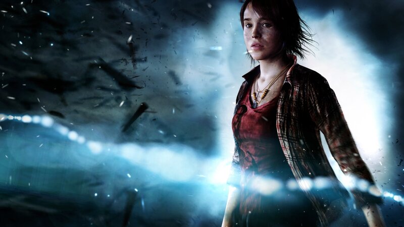 Woman in Plaid Shirt — Blue, Dramatic, 3d Render