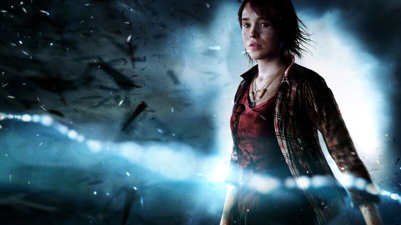 Woman in Plaid Shirt — Blue, Dramatic
