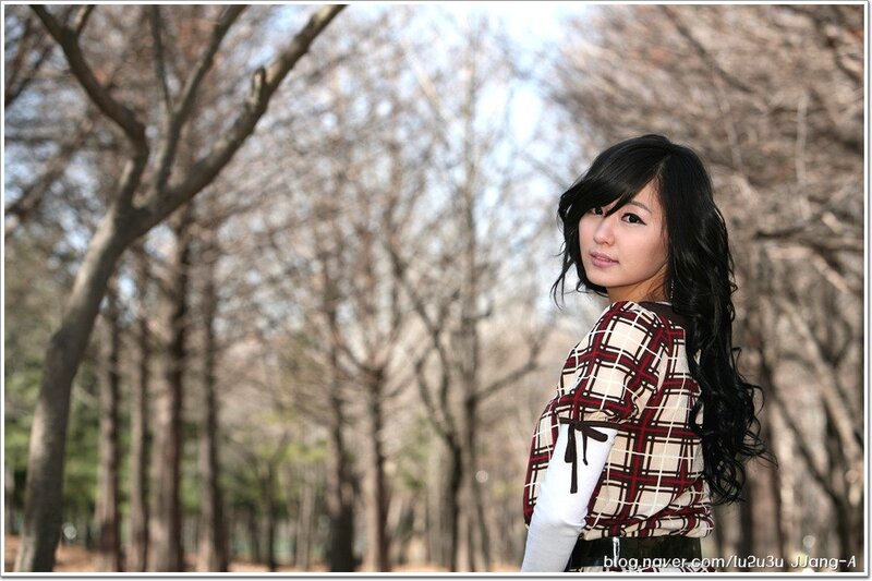 Woman in Plaid Shirt — Brown, Calm