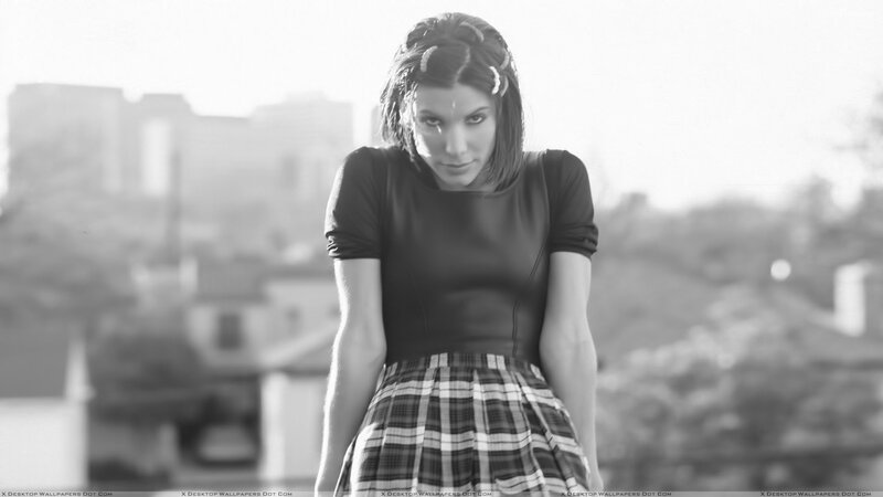 woman in plaid skirt