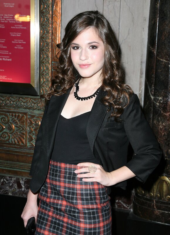 woman in plaid skirt and black blazer