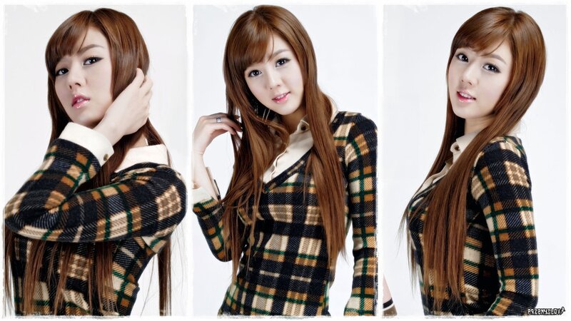woman in plaid sweater