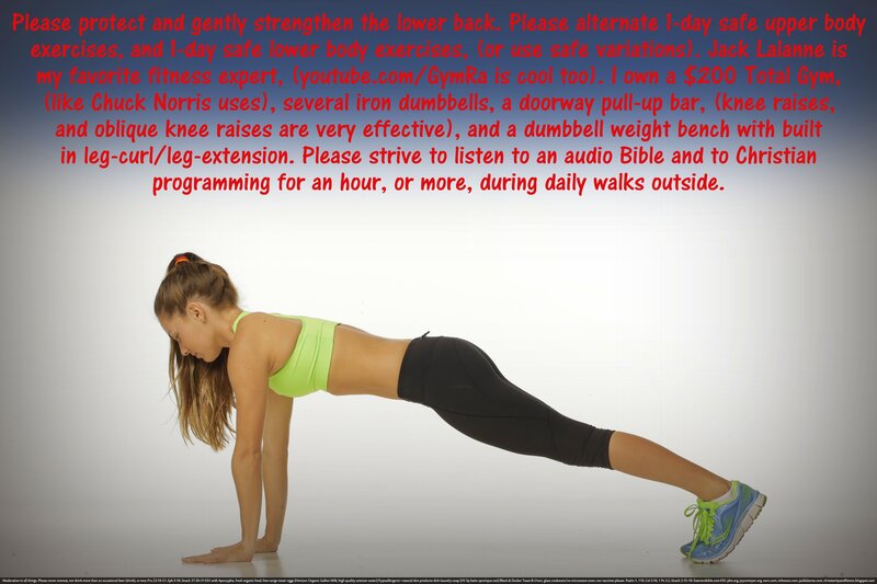 Woman in Plank Position