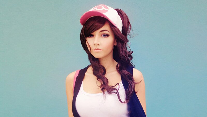 woman in pokémon hat