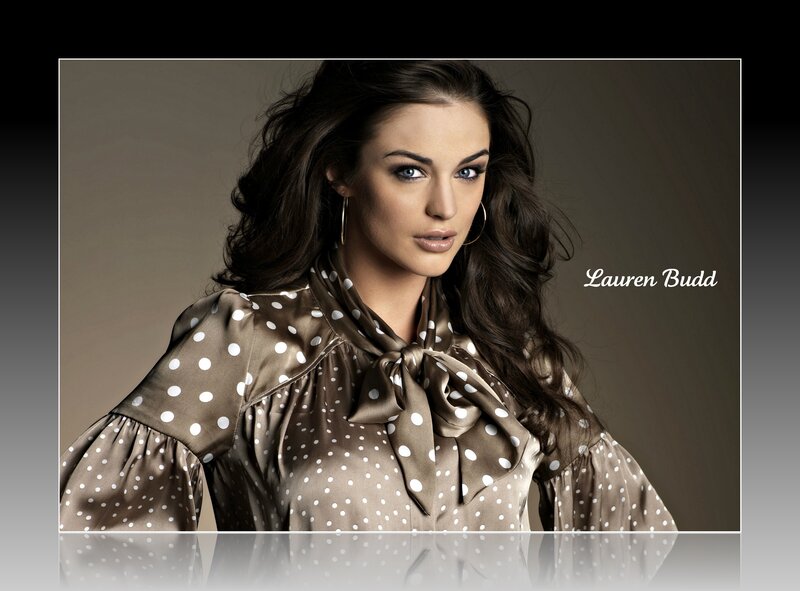 Woman in Polka-dot Blouse — Brown