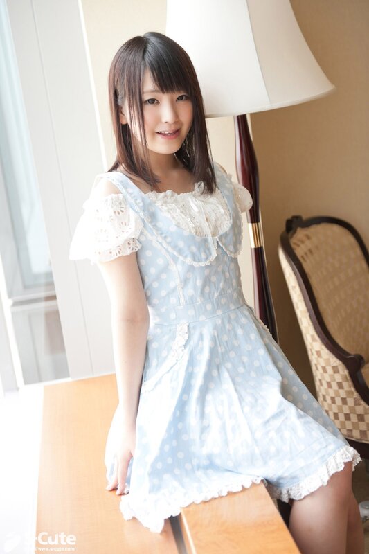 Woman in polka dot dress