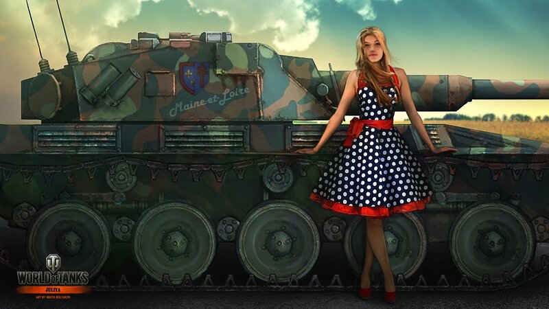 Woman in Polka-dot Dress — Green, Dramatic