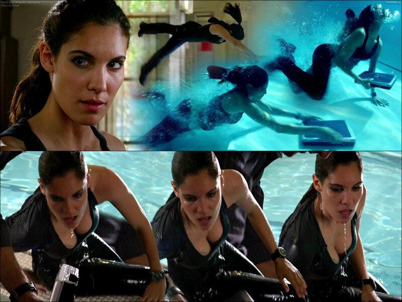 Woman in Pool Training