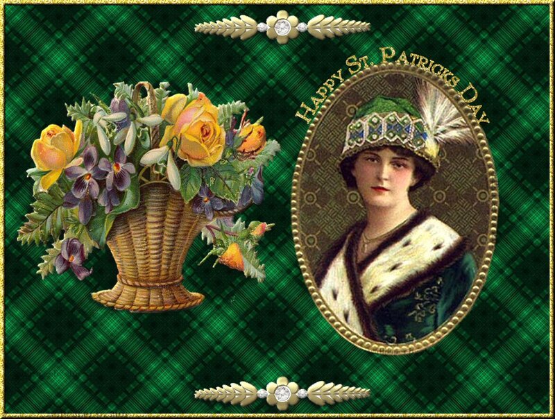 Woman in Portrait — Green