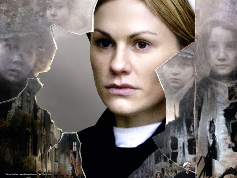 Woman in priest's collar collage
