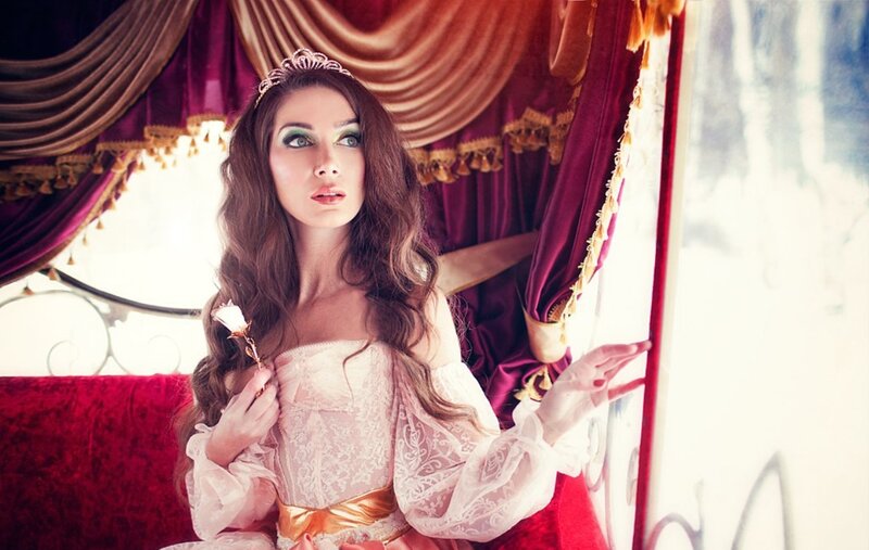 Woman in Princess Dress