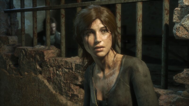 Woman in Prison Cell — Brown, Dramatic