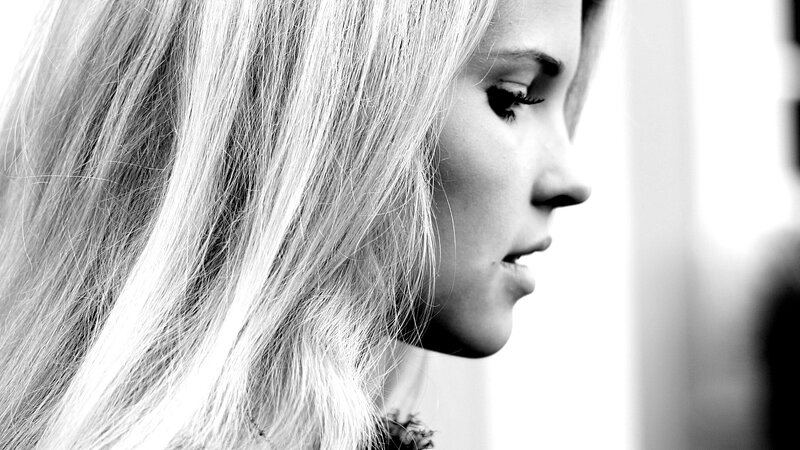 woman in profile