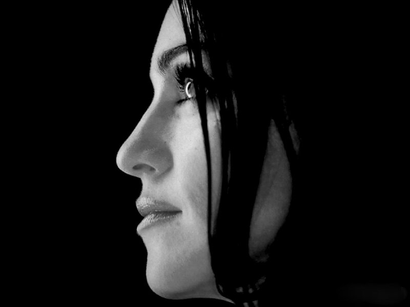woman in profile