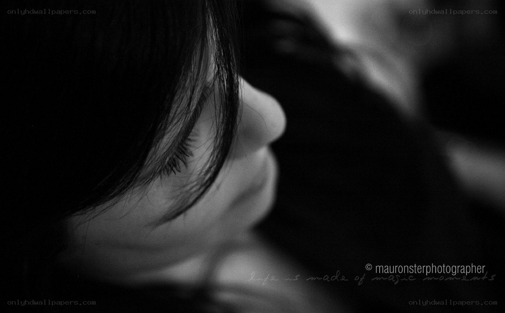 woman in profile