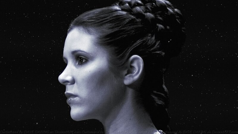 Woman in Profile — Black, Dramatic, Night, Photograph, Braid
