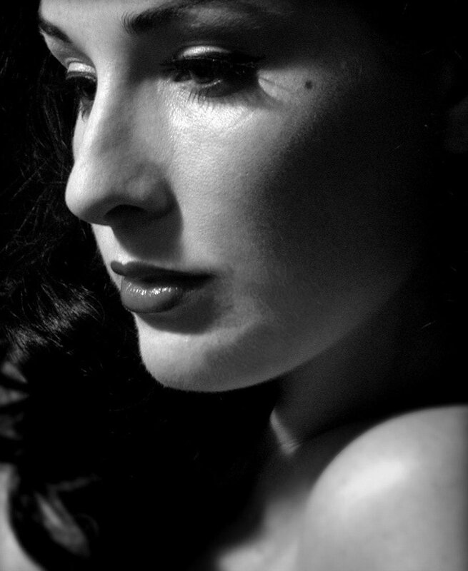Woman in Profile — Black, Shoulder