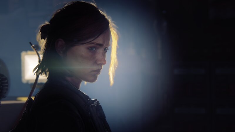 Woman in Profile — Blue, Dramatic, 3d Render