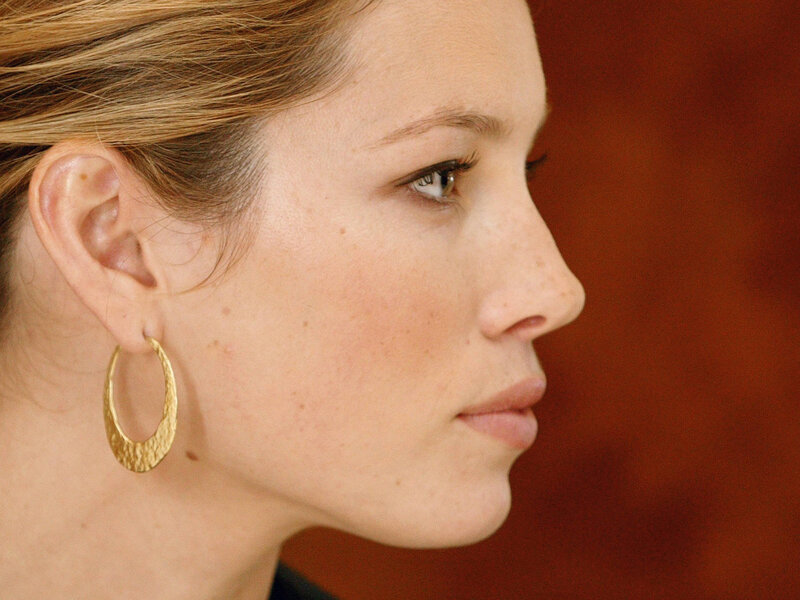 Woman in Profile — Gold