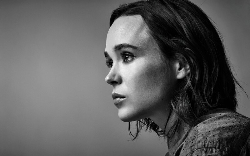 woman in profile portrait