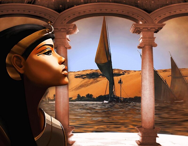 Woman in Profile View — Brown