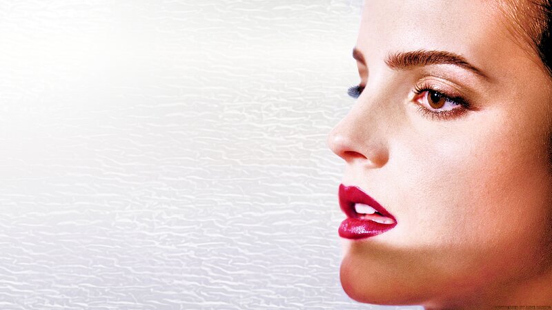 Woman in Profile — White, Dramatic, Photograph