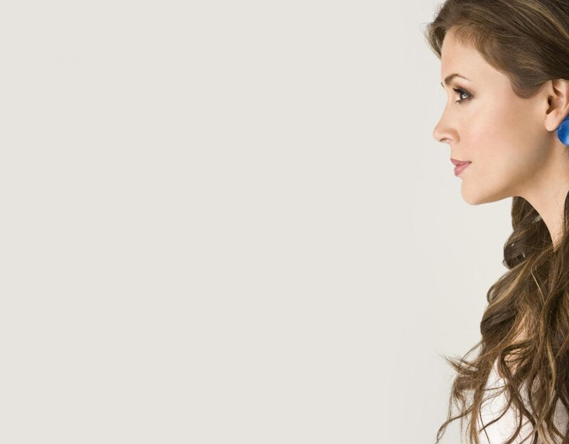 Woman in Profile — White, Neutral
