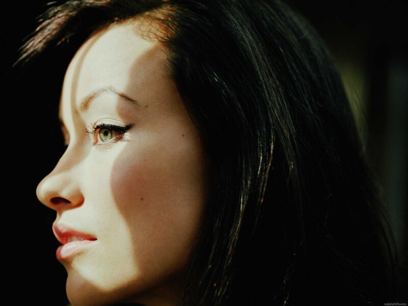 woman in profile with sunlight