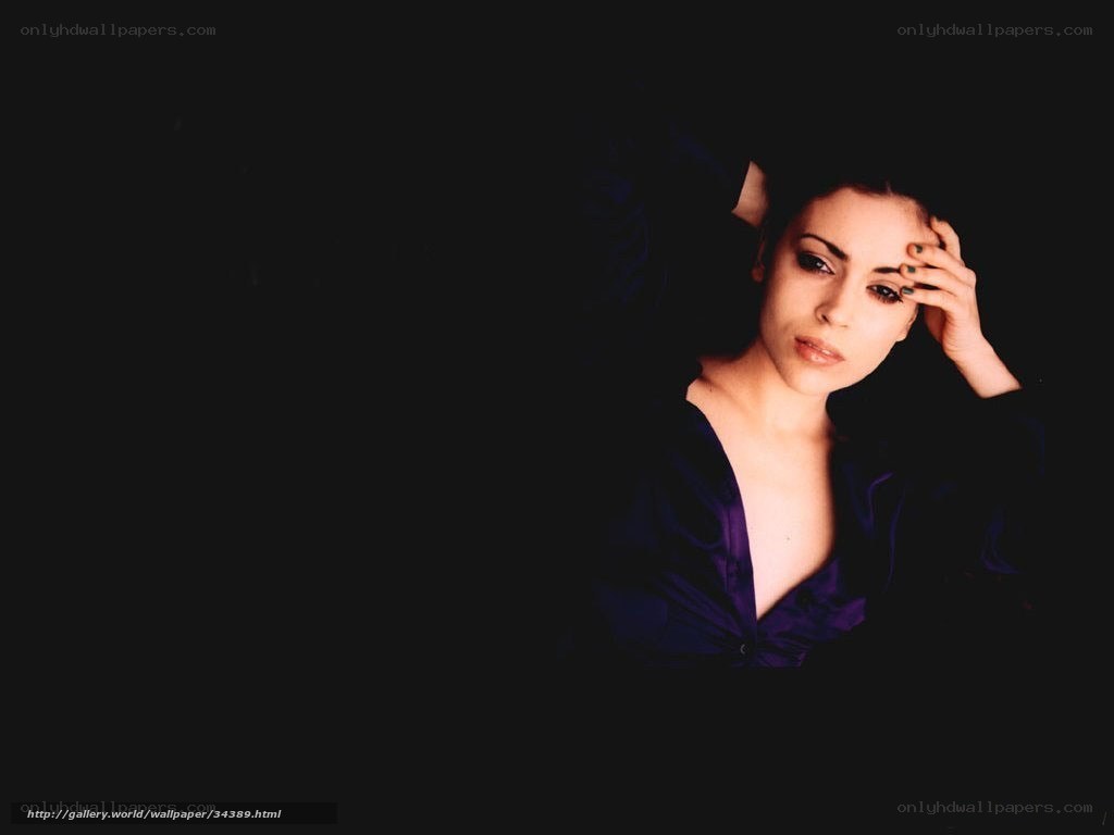 woman in purple blouse