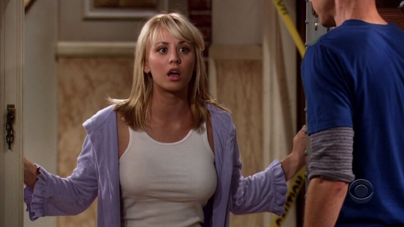 woman in purple cardigan
