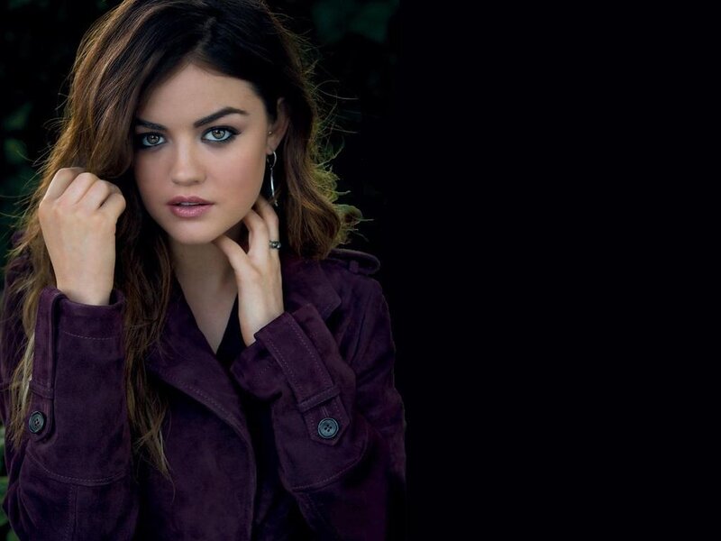 Woman in Purple Coat — Dramatic