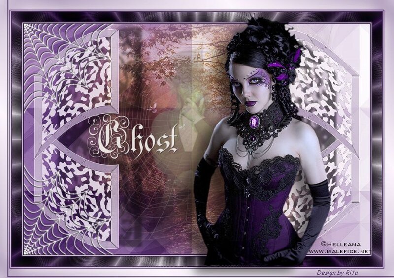Woman in Purple Corset — Gothic