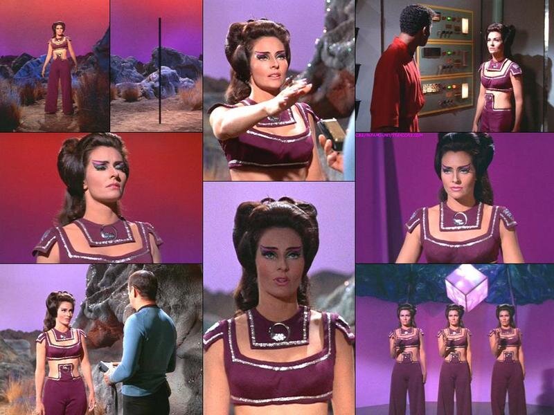 Woman in Purple Costume — Dramatic, Photograph, Alien Planet