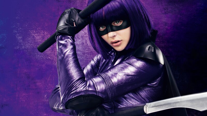 Woman in Purple Costume — Dramatic, Photograph, Sword, Mask