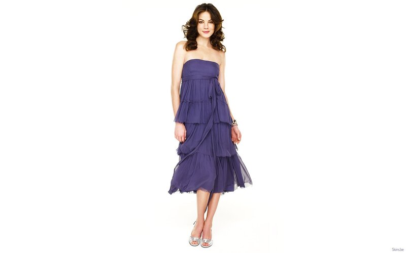 woman in purple dress