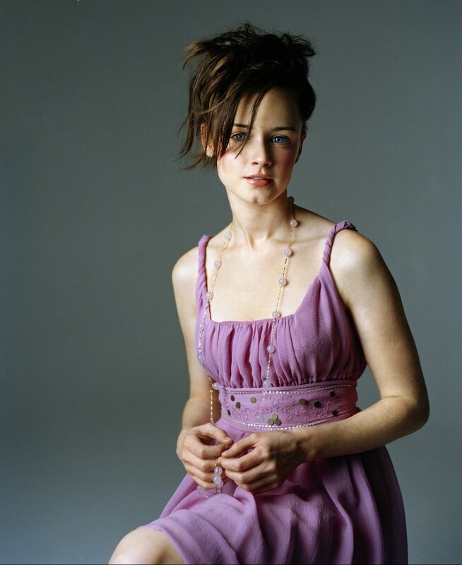 woman in purple dress