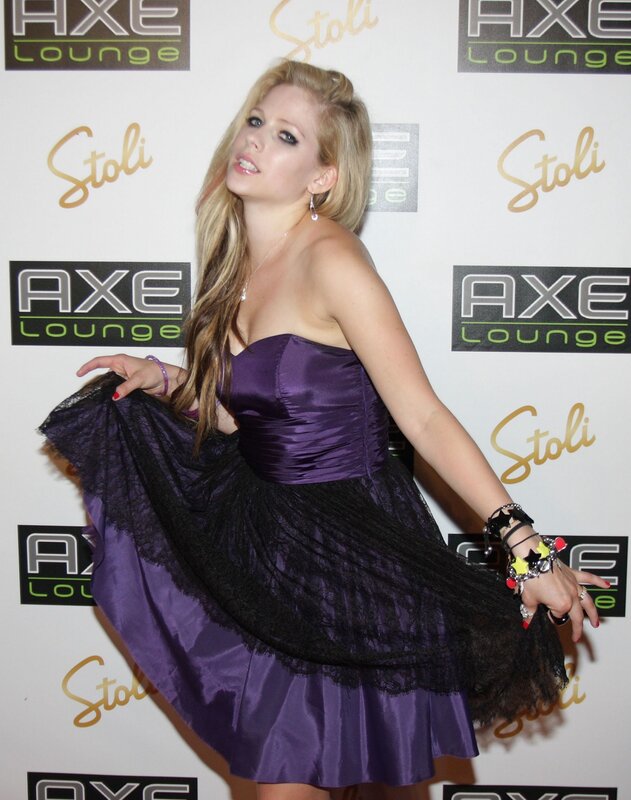 woman in purple dress at event