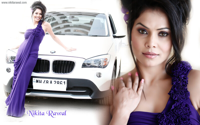 Woman in Purple Dress — Confident, Photograph, Car