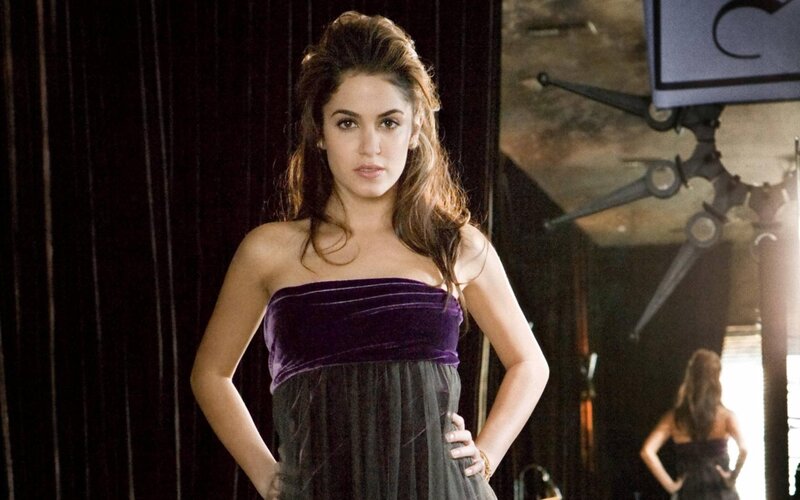 Woman in Purple Dress — Confident, Photograph, Mirror, Curtain