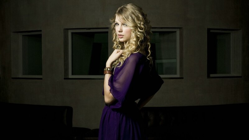 Woman in Purple Dress — Dramatic, Night, Photograph, Windows