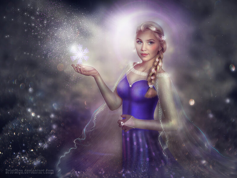 Woman in Purple Dress — Magical
